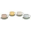 Maisons Du Monde Coffret Tasses Et Soucoupes (x4) En Grès Multicolore -Boutique Cristal d'Arques coffret tasses et soucoupes x4 en gres multicolore 1000 15 17 231011 1
