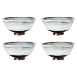 Table Passion Corffret De 4 Bols 20 Cl En Porcelaine Multicolore