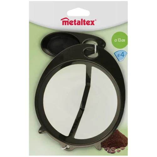 MetalTex Filtre à Café Rigide Avec Doseur En Plastique Marron 4 MetalTex Filtre à Café Rigide Avec Doseur En Plastique Marron – Image 2