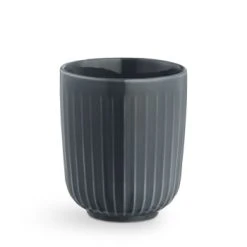 Kähler Design Gobelet En Céramique Anthracite 300ml -Boutique Cristal d'Arques gobelet en ceramique anthracite 300ml hammershoi