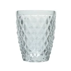 Sibo Homeconcept Gobelet En Verre Pressé Rose 28 Cl - Lot De 6 -Boutique Cristal d'Arques gobelet en verre presse 28 cl lot de 6 diamond 1