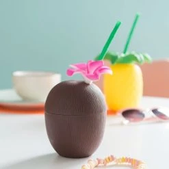 Maisons Du Monde Gobelet Noix De Coco Avec Paille - Lot De 6 -Boutique Cristal d'Arques gobelet noix de coco avec paille 1000 0 25 192848 3