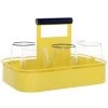 Maisons Du Monde Gobelets En Verre Transparent Liseré Bleu Et Support En Métal Jaune -Boutique Cristal d'Arques gobelets en verre transparent lisere bleu et support en metal jaune 1000 4 34 225985 1