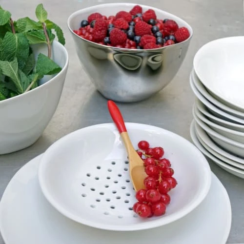 Tsé & Tsé Associées Grand Bol Porcelaine Blanc Brillant Et Platine D16cm 5 Tsé & Tsé Associées Grand Bol Porcelaine Blanc Brillant Et Platine D16cm – Image 3