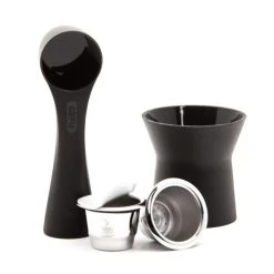 GEFU Kit De Capsules à Café, 8 Pièces En Acier Inoxydable Argent -Boutique Cristal d'Arques kit de capsules a cafe 8 pieces en acier inoxydable argent 3