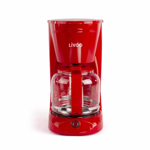 Livoo Cafetière Electrique En Plastique Rouge 4 Livoo Cafetière Electrique En Plastique Rouge – Image 2