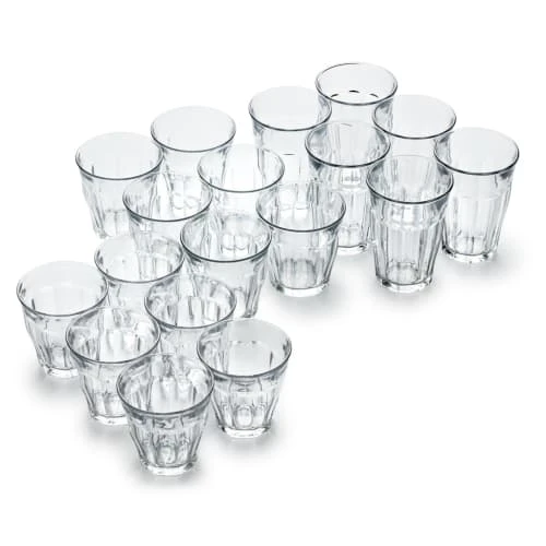 Duralex Lot De 18 - Verre à Eau 25,31 Et 36 Cl En Verre Résistant Transparent 4 Duralex Lot De 18 - Verre à Eau 25,31 Et 36 Cl En Verre Résistant Transparent – Image 2