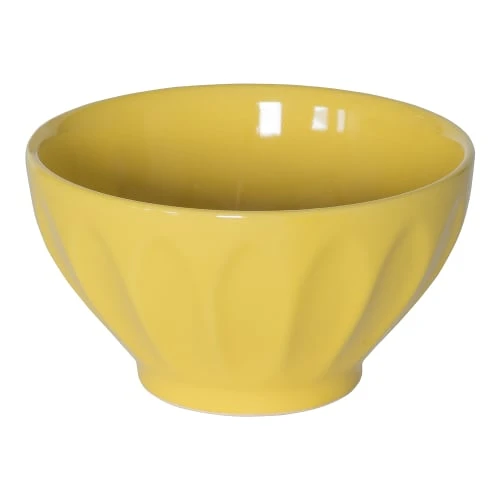 Trend'up Lot De 2 Bols Cotes Plates 14 Cm En Faïence Jaune 3 Trend'up Lot De 2 Bols Cotes Plates 14 Cm En Faïence Jaune
