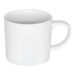Table Passion Lot De 4 Mugs 30 Cl En Porcelaine Blanc