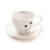 Amadeus Lot De 4 Tasse à Thé En Grès Décoré -Boutique Cristal d'Arques lot de 4 tasse a the en gres decore