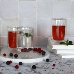 OGO Living Lot De 4 Tasses Café En Verre Double Paroi 35 Cl -Boutique Cristal d'Arques lot de 4 tasses cafe en verre double paroi 35 cl 5