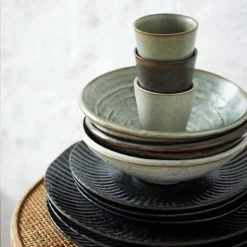 Madam Stoltz Lot De 4 Tasses En Céramique Multicolore -Boutique Cristal d'Arques lot de 4 tasses en ceramique multicolore 1