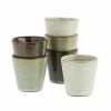 Madam Stoltz Lot De 4 Tasses En Céramique Multicolore -Boutique Cristal d'Arques lot de 4 tasses en ceramique multicolore