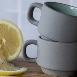 OGO Living Lot De 4 Tasses En Grès 10cl -Boutique Cristal d'Arques lot de 4 tasses en gres 10cl 4