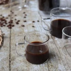 OGO Living Lot De 4 Tasses Expresso En Verre Borosilicate 12 Cl -Boutique Cristal d'Arques lot de 4 tasses expresso en verre borosilicate 12 cl 4