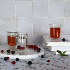 OGO Living Lot De 4 Tasses Expresso En Verre Double Paroi 10 Cl -Boutique Cristal d'Arques lot de 4 tasses expresso en verre double paroi 10 cl 4