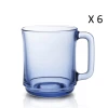 Duralex Lot De 6 - Mug 31 Cl En Verre Trempé Résistant Teinté Bleu Marine 2 Duralex Lot De 6 - Mug 31 Cl En Verre Trempé Résistant Teinté Bleu Marine -Boutique Cristal d'Arques lot de 6 mug 31 cl en verre trempe resistant teinte bleu marine