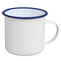 Olympia Lot De 6 Mugs En Acier Emmaillé 670 Ml