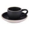 Table Passion Lot De 6 Tasse à Café Et Sous-tasse 11 Cl En Grès Noir -Boutique Cristal d'Arques lot de 6 tasse a cafe et sous tasse 11 cl en gres noir