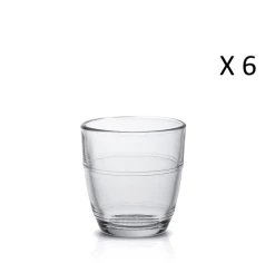 Duralex Lot De 6 - Tasse à Espresso 9cl En Verre Trempé Résistant Transparent