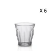 Duralex Lot De 6 - Verre à Eau 13 Cl En Verre Trempé Résistant Transparent -Boutique Cristal d'Arques lot de 6 verre a eau 13 cl en verre trempe resistant transparent