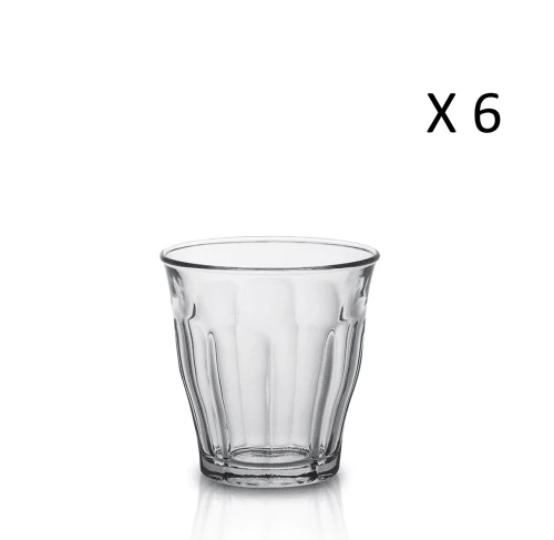 Duralex Lot De 6 - Verre à Eau 13 Cl En Verre Trempé Résistant Transparent 3 Duralex Lot De 6 - Verre à Eau 13 Cl En Verre Trempé Résistant Transparent
