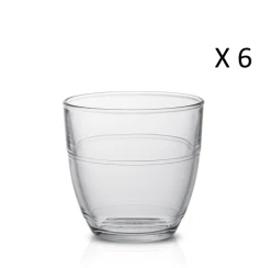Duralex Lot De 6 - Verre à Eau 16 Cl En Verre Trempé Résistant Transparent
