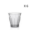 Duralex Lot De 6 - Verre à Eau 16 Cl En Verre Trempé Résistant Transparent -Boutique Cristal d'Arques lot de 6 verre a eau 16 cl en verre trempe resistant transparent