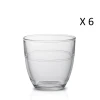 Duralex Lot De 6 - Verre à Eau 22 Cl En Verre Trempé Résistant Transparent -Boutique Cristal d'Arques lot de 6 verre a eau 22 cl en verre trempe resistant transparent