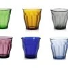 Duralex Lot De 6 - Verre à Eau 25 Cl En Verre Résistant Teinté Multicolore -Boutique Cristal d'Arques lot de 6 verre a eau 25 cl en verre resistant teinte multicolore