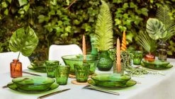 Duralex Lot De 6 - Verre à Eau 25 Cl En Verre Trempé Résistant Teinté Vert -Boutique Cristal d'Arques lot de 6 verre a eau 25 cl en verre trempe resistant teinte vert 2