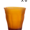 Duralex Lot De 6-Verre à Eau 25cl En Verre Trempé Résistant Teinté Ambre Givré 1 Duralex Lot De 6-Verre à Eau 25cl En Verre Trempé Résistant Teinté Ambre Givré -Boutique Cristal d'Arques lot de 6 verre a eau 25cl en verre trempe resistant teinte ambre givre