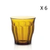 Duralex Lot De 6 - Verre à Eau 31 Cl En Verre Trempé Résistant Teinté Vermeil -Boutique Cristal d'Arques lot de 6 verre a eau 31 cl en verre trempe resistant teinte vermeil