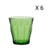 Duralex Lot De 6 - Verre à Eau 31 Cl En Verre Trempé Résistant Teinté Vert -Boutique Cristal d'Arques lot de 6 verre a eau 31 cl en verre trempe resistant teinte vert