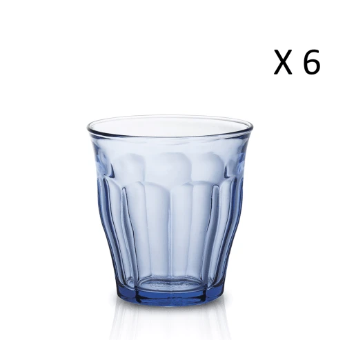 Duralex Lot De 6-Verre à Eau 31cl En Verre Trempé Résistant Teinté Bleu Marine 3 Duralex Lot De 6-Verre à Eau 31cl En Verre Trempé Résistant Teinté Bleu Marine