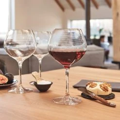 Leonardo Lot De 6 Verres à Bourgogne Gravés 630ml Verre Transparent -Boutique Cristal d'Arques lot de 6 verres a bourgogne graves 630ml verre transparent 3