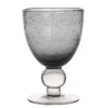 Table Passion Lot De 6 Verres à Pied Artisan Bullé 28 Cl Gris