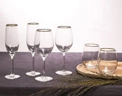 Becquet Lot De 6 Verres à Vin En Verre Transparent -Boutique Cristal d'Arques lot de 6 verres a vin en verre transparent 2