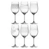 Leonardo Lot De 6 Verres à Vin Gravés 430ml Verre Transparent 2 Leonardo Lot De 6 Verres à Vin Gravés 430ml Verre Transparent -Boutique Cristal d'Arques lot de 6 verres a vin graves 430ml verre transparent