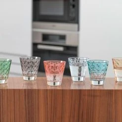 Leonardo Lot De 6 Verres Colorés 215ml Verre Multicolore -Boutique Cristal d'Arques lot de 6 verres colores 215ml verre multicolore 1
