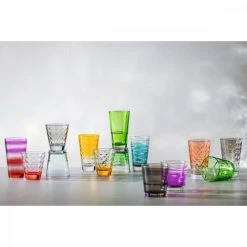 Leonardo Lot De 6 Verres Colorés 300ml Multicolore -Boutique Cristal d'Arques lot de 6 verres colores 300ml multicolore 2
