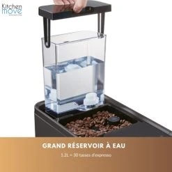 Kitchen Move Machine à Café à Grains Automatique Acier Inoxydable Noir 1470 W 11 Kitchen Move Machine à Café à Grains Automatique Acier Inoxydable Noir 1470 W -Boutique Cristal d'Arques machine a cafe a grains automatique acier inoxydable noir 1470 w 3