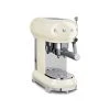 Smeg Machine à Café Expresso Crème En Inox Beige -Boutique Cristal d'Arques machine a cafe expresso creme en inox beige