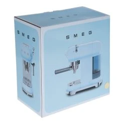 Smeg Machine à Café Expresso Crème En Inox Beige -Boutique Cristal d'Arques machine a cafe expresso creme en inox beige 2