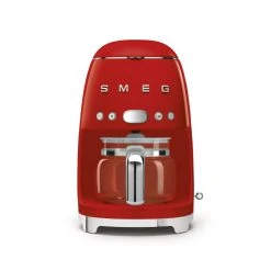 Smeg Machine à Café Filtre 1.4 En Inox Rouge