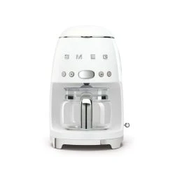 Smeg Machine à Café Filtre 1,4 L En Inox Blanc