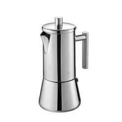 GEFU Machine A Espresso 4 Tasses En Acier Inoxydable Argent