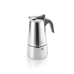 GEFU Machine A Espresso 4 Tasses En Acier Inoxydable Argent