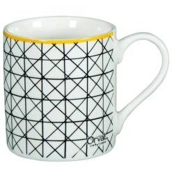 Faye Mini Tasse Graphique Blanche
