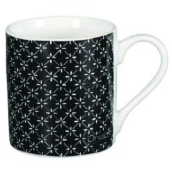 Faye Mini Tasse Graphique Noire -Boutique Cristal d'Arques mini tasse graphique noire 1